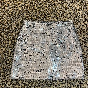 Urban Outfitters Sparkle Mini Skirt